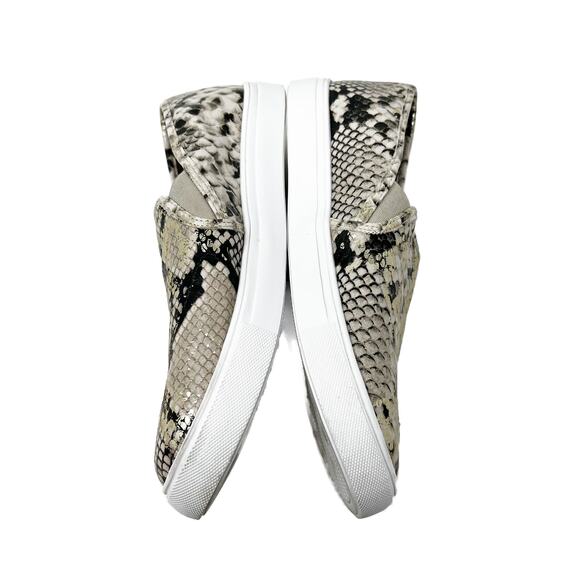 Steve Madden Safary Slip On Sneaker Metallic Snakeskin Print Womens size 9.5 M - Picture 7 of 13